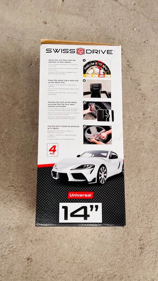 Set de 4 Tapacubos Swiss Drive 14 pulgadas
