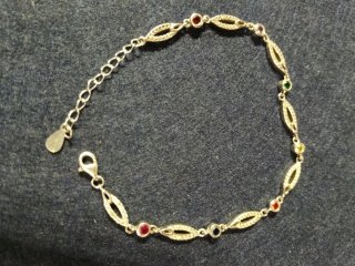 Pulsera de Plata con Circonitas y Cristales