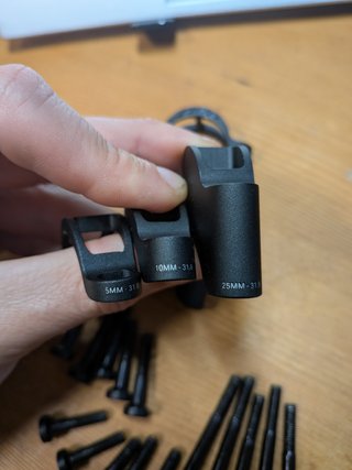 Kit de Espaciadores ZIPP VUKA Manillar TT cabra