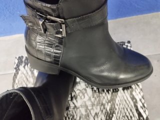 Botines Negros de Mujer Talla 37
