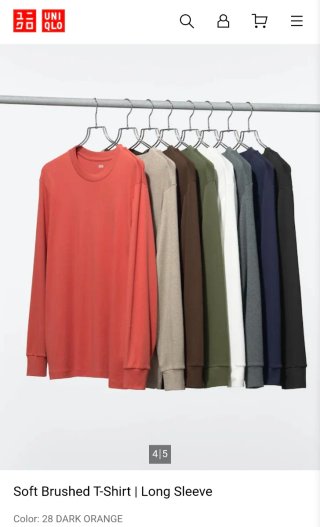 Camiseta Uniqlo Hombre Talla S