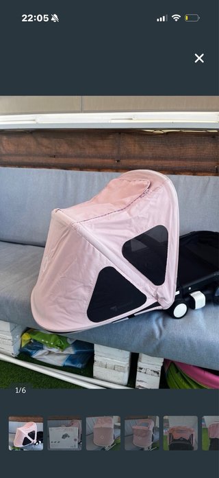 Capota Ventilada Bugaboo Rosa