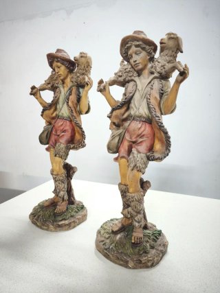 2 Figuras Grandes de Pastor para Belén