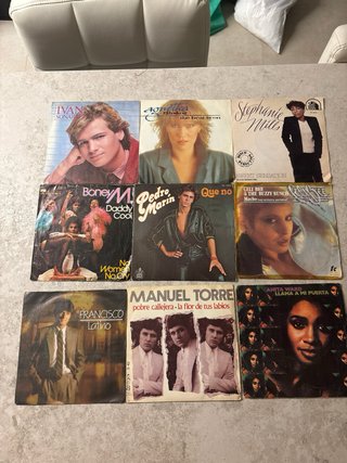 Lote 9 Vinilos Pop Rock Latino