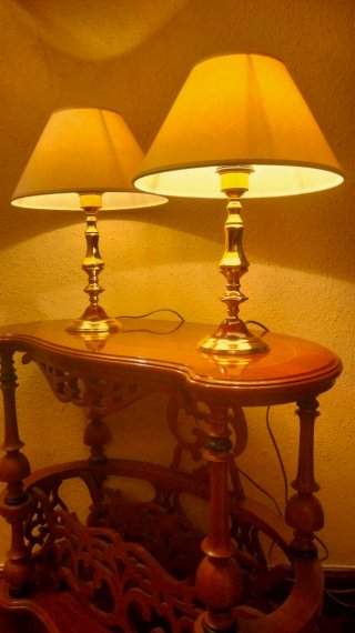 GRANDI LAMPADE A BRACCIO IMPERO ORO IN BRONZO LUIGI XVI