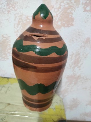 Salvadanaio Vintage in Terracotta
