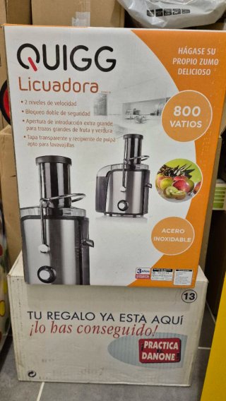 Licuadora QUIGG Acero Inox 800W