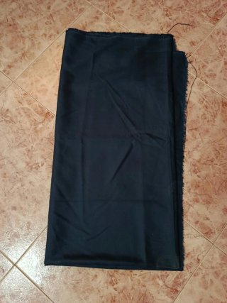 Retal de tela azul marino