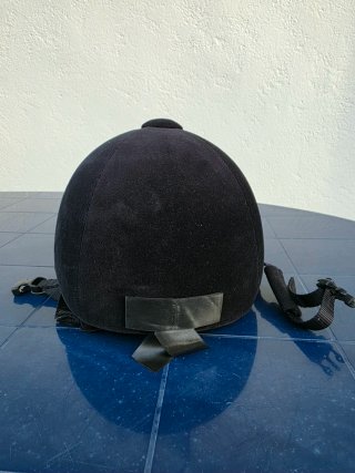 Casco de equitación infantil negro