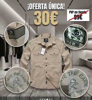 Sobrecamisa Harper & Neyer Save the Earth
