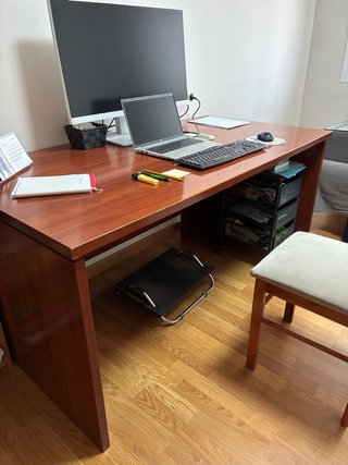 Escritorio de oficina madera maciza