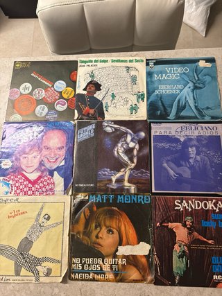 Lote 9 Vinilos Singles 7 Pop / Rock / BSO