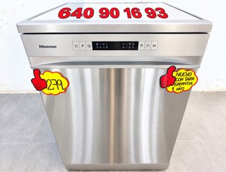 LAVAVAJILLAS HISENSE INOX CON 3 BANDEJAS A+++
