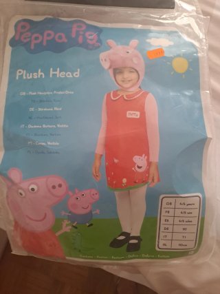 Disfraz Peppa Pig - Gorro y Vestido