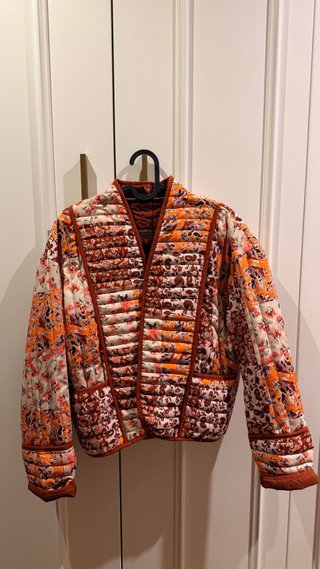 Chaqueta Acolchada Estampada