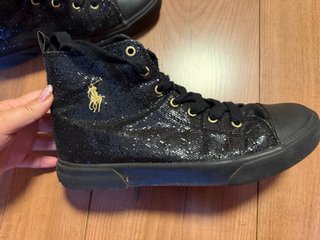 Botines Zapatilla Polo Ralph Lauren Vintage Negro