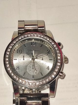 Reloj Geneva de Mujer Plateado