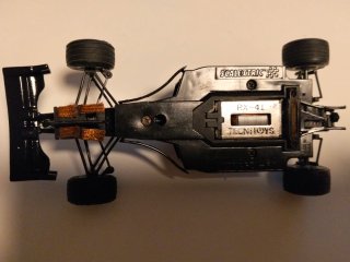 Despiece Scalextric slot Minardi Fernando Alnso f1