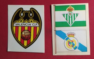 6 Cromos Fútbol Antiguos Maga, Este, RuizRomero