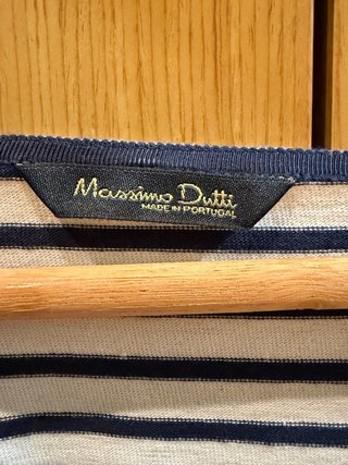 Camiseta Massimo Dutti Rayas Talla XL
