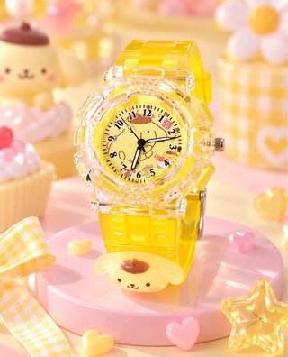 Reloj Pompompurin con Luz