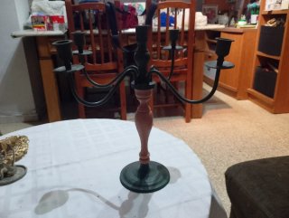 Candelabro de cinco brazos