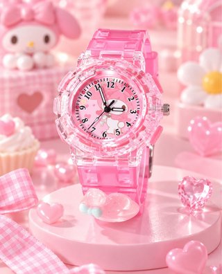 Reloj My Melody Transparente Rosa