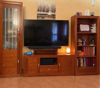 Mueble de salón 3 piezas + estantería