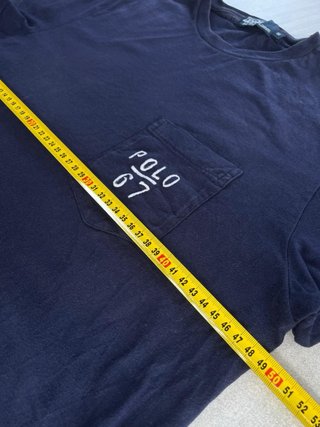 Camiseta vintage Ralph Lauren azul marino talla S