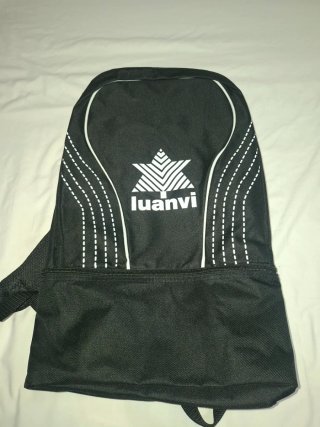 Mochila Luanvi Negra con Zapatillero