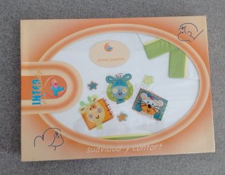Juego sábanas cuna Interbaby popelín