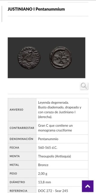 Moneda bizantina antigua