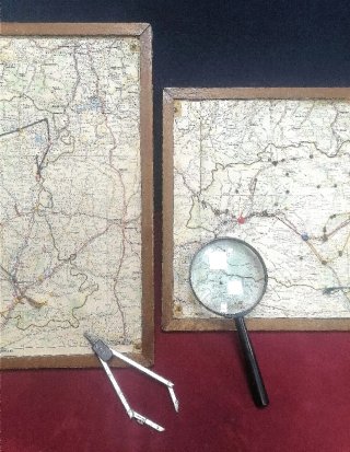 CUADROS ANTIGUOS mapas militares