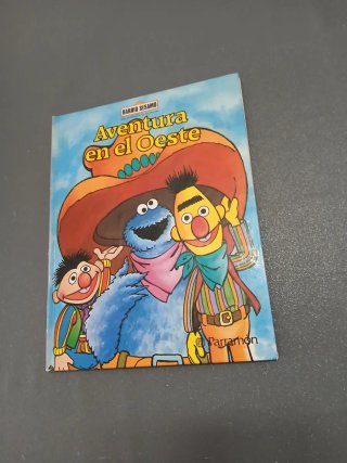 Libro Barrio Sésamo "Aventura en el Oeste"