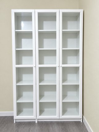 Librería Billy Oxberg Blanca 120x30x202cm