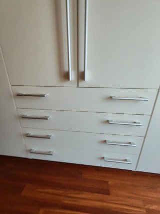 Armadio 6 ante e 4 cassettoni – 285 cm
