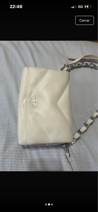 Bolso blanco Parfois acolchado