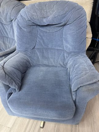 2 Sillones de Tela Azules