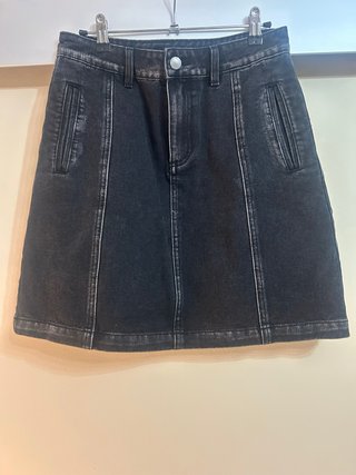 Falda denim Vila Talla 38 Negra