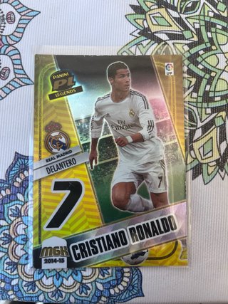 Cromo Panini Cristiano Ronaldo 2014-15 Megacracks
