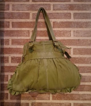 Bolso de Piel Estilo Boho Verde 2.000