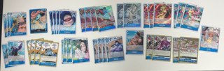 Lote de cartas azules One Piece