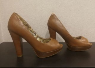 Lote 7 pares de zapatos mujer talla 38 tacon