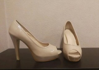 Lote 7 pares de zapatos mujer talla 38 tacon