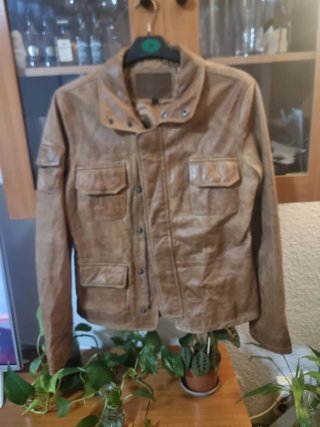 Chaqueta piel Pepe Jeans Marrón