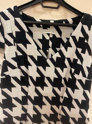 Vestido J.ARGOIDO pata de gallo