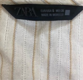 Mono largo Zara de rayas, talla S