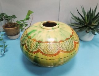 Jarrón cerámica antiguo PACO TITO