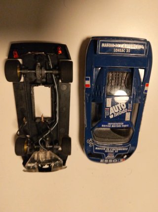 Despiece Scalextric Tyco Bugatti EB 110 Le Mans