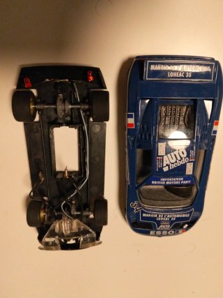 Despiece Scalextric Tyco Bugatti EB 110 Le Mans